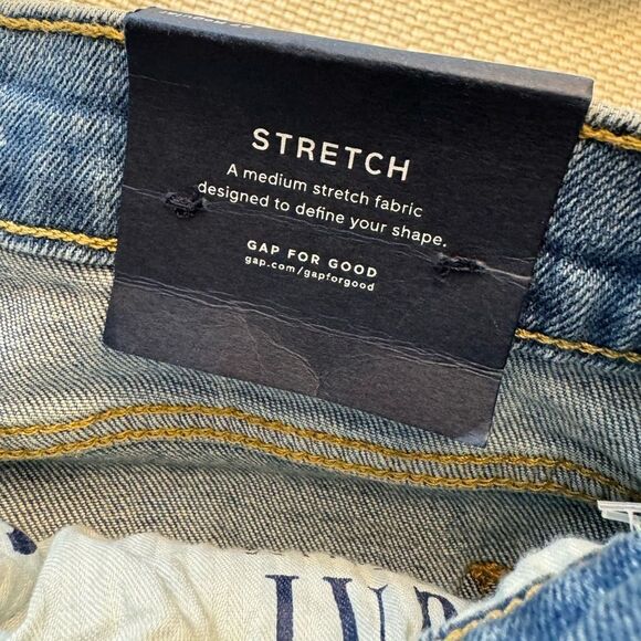 NWT GAP 100% recycled paper 5” shorts eco friendly sustainable size 27” waist - Picture 7 of 10